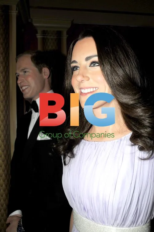 Prince William and Catherine Wax Figures