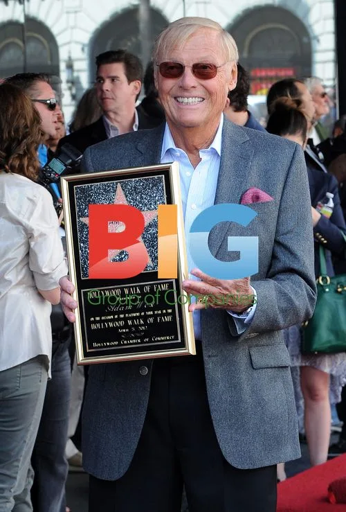 Adam West Honored on Hollywood Walk of Fame