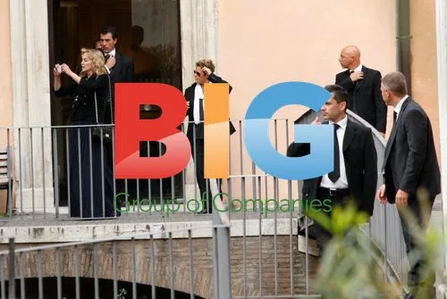 Sharon Stone with sons in Rome
