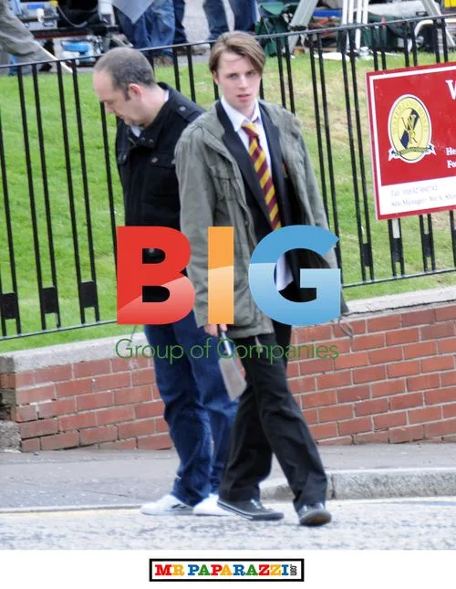 Waterloo Road Cast Filming Scene