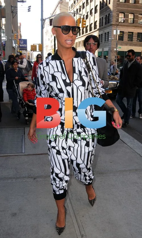 Amber Rose Out in New York