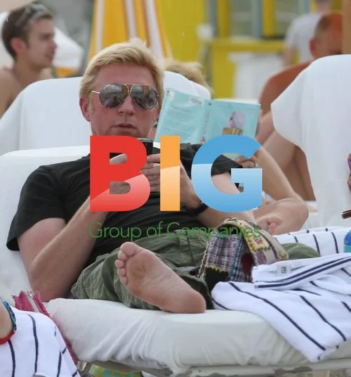 Boris Becker and Family on Miami Beach
