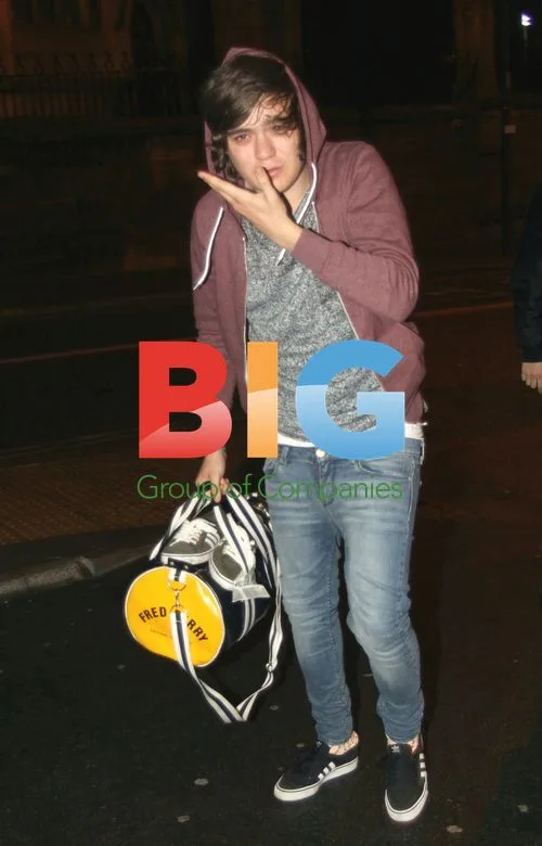 Frankie Cocozza Leaving Liverpool Hotel