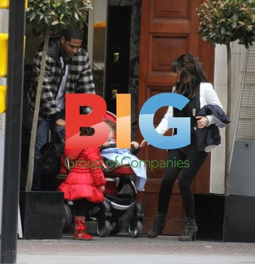 Glen Johnson with Family in Liverpool
