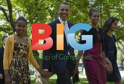 Obama Family at Easter Services