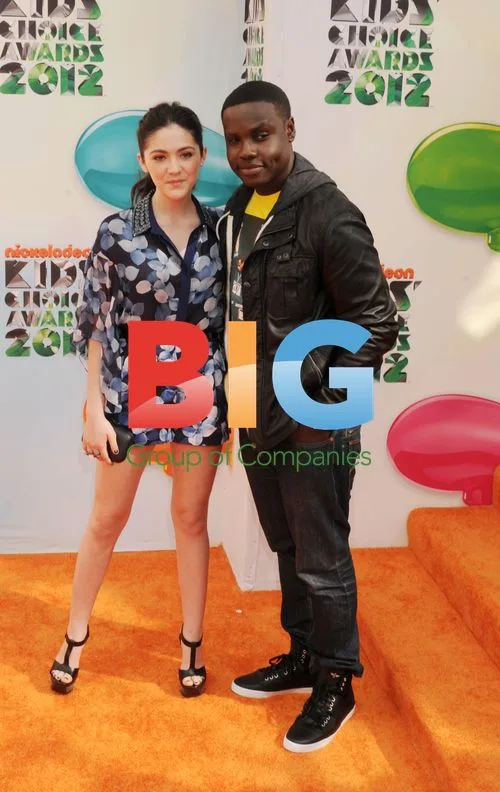 Fuhrman and Okeniyi at Nickelodeon Kids' Choice Awards