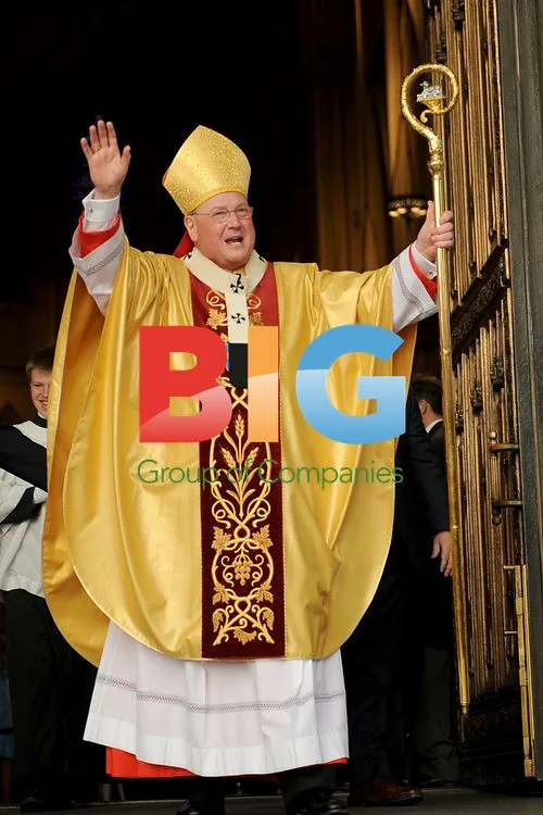 Cardinal Timothy Dolan Greets Easter Worshipers