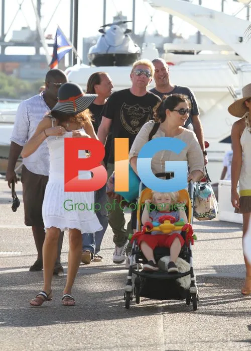 Boris Becker and Family at Miami Beach