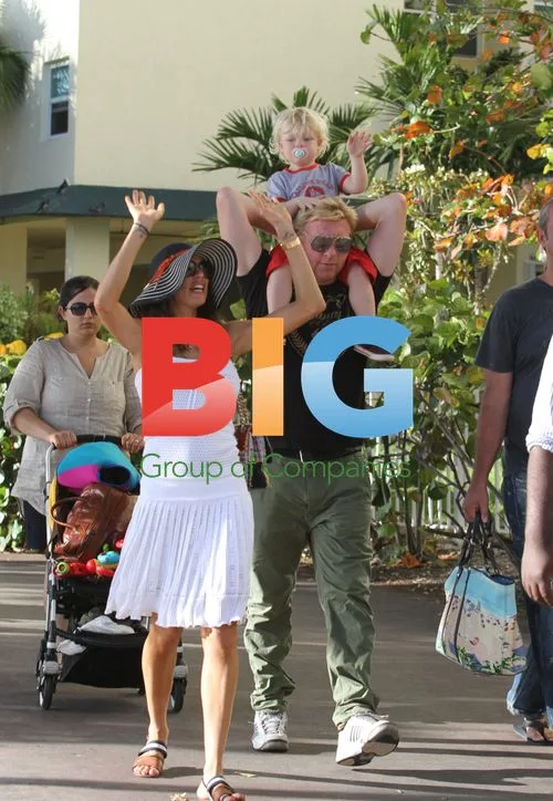 Boris Becker and Family at Miami Beach