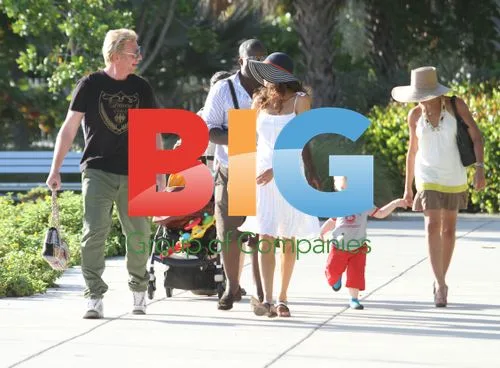 Boris Becker and Family at Miami Beach