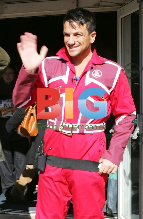 Peter Andre Unveils Mr. Rocky Wall at Alton Towers