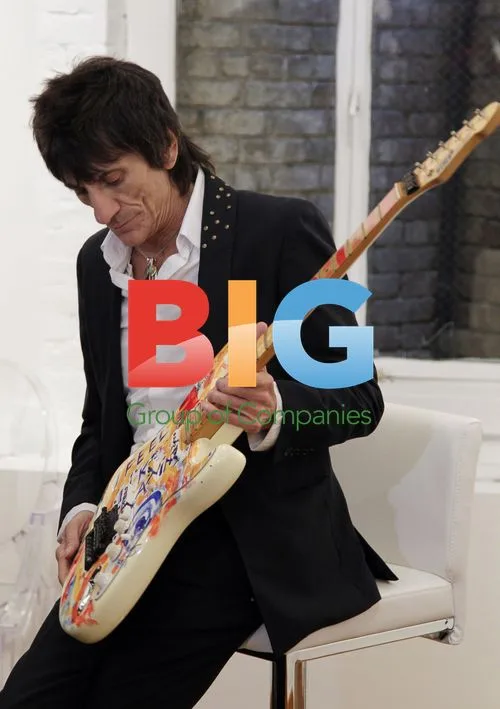 Ronnie Wood Opens Art Exhibition
