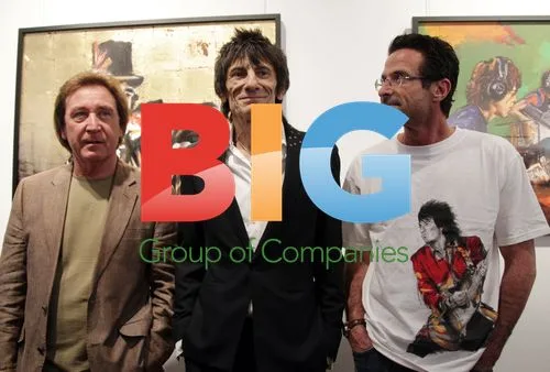 Ronnie Wood Opens Art Exhibition in NY
