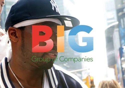 50 Cent Promotes Energy Drink on NYC Bus