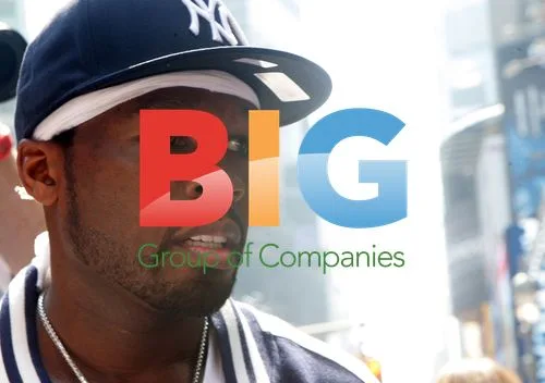 50 Cent Promotes Energy Drink on NYC Bus