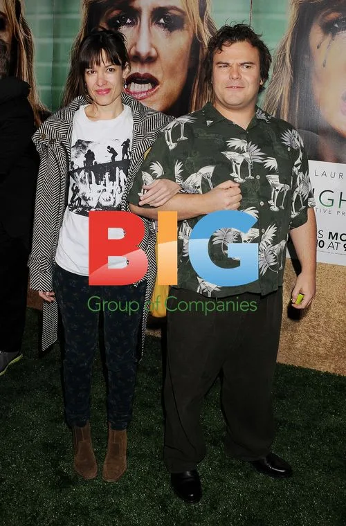 Jack Black and Tanya Haden at 'Enlightened' Premiere