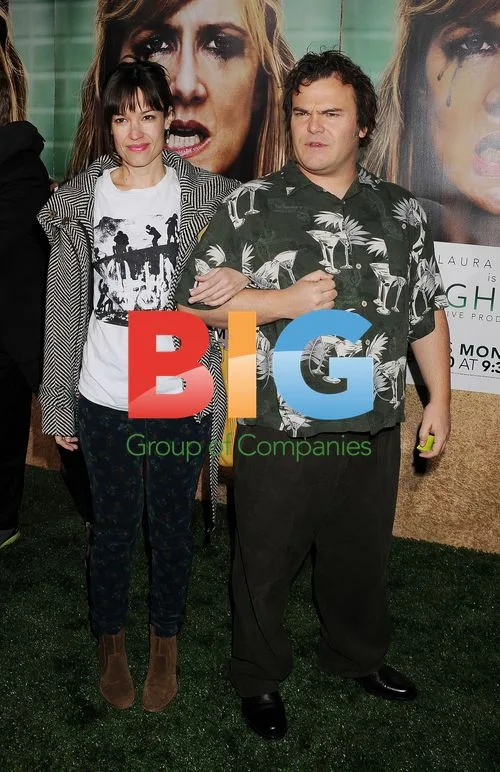 Jack Black and wife Tanya Haden at 'Enlightened' premiere