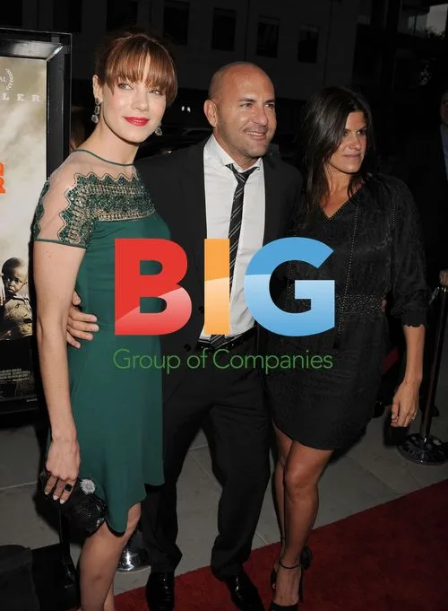 Michelle Monaghan, Gary Safady & Robbie Brenner at "Machine Gun Preacher" Premiere