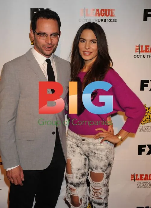 Nick Kroll and Nadine Velazquez at FX Premiere