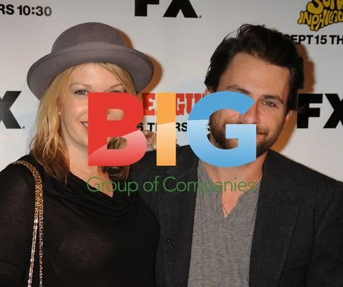 Mary Elizabeth Ellis and Charlie Day at FX Premiere