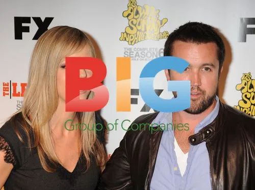 Kaitlin Olson and Rob McElhenney at FX Premiere