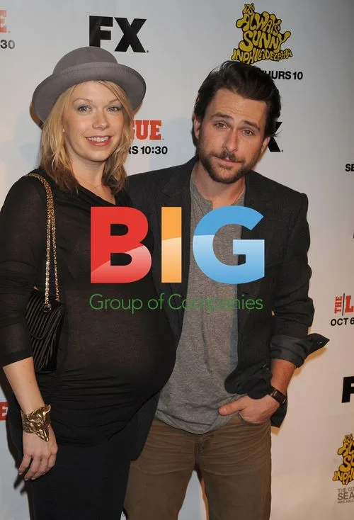 Mary Elizabeth Ellis and Charlie Day at FX Premiere