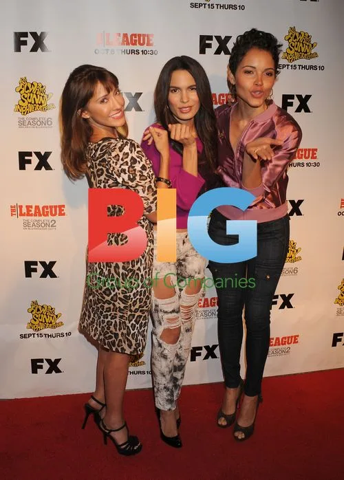 Fernanda Romero, Nadine Velazquez and Susie Castillo at FX Premiere