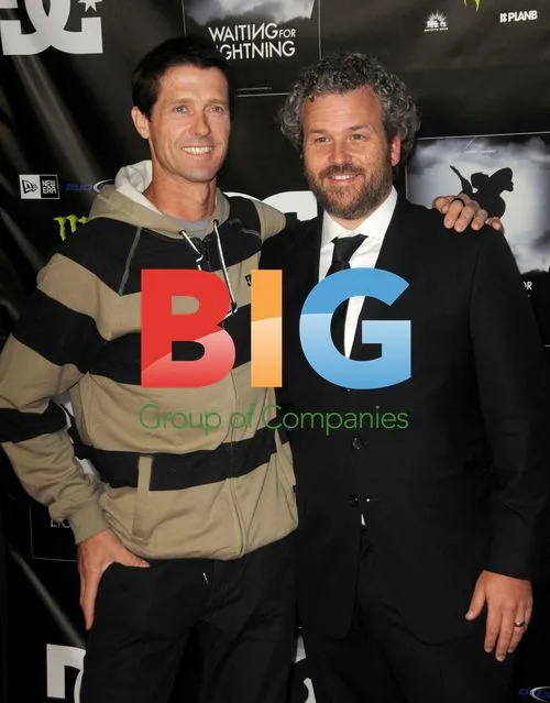 Danny Way and Jacob Rosenberg at "Waiting For Lightning" Premiere