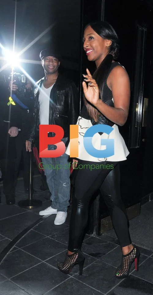 Alexandra Burke Leaving Lip Stick Party