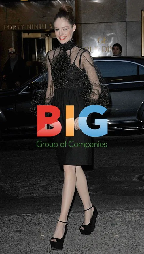 Coco Rocha Arriving to Christie's Green Auction