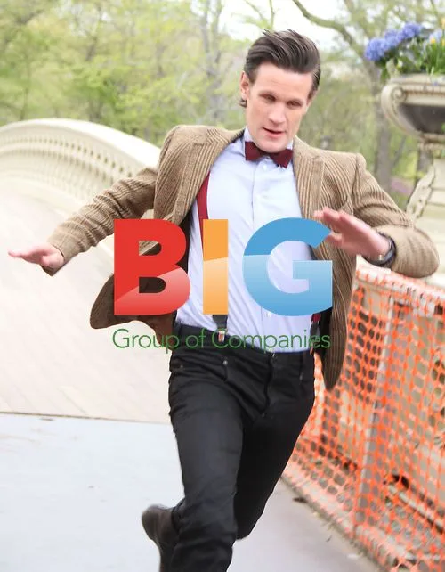 Matt Smith and Karen Gillan film 'Dr Who' in NYC