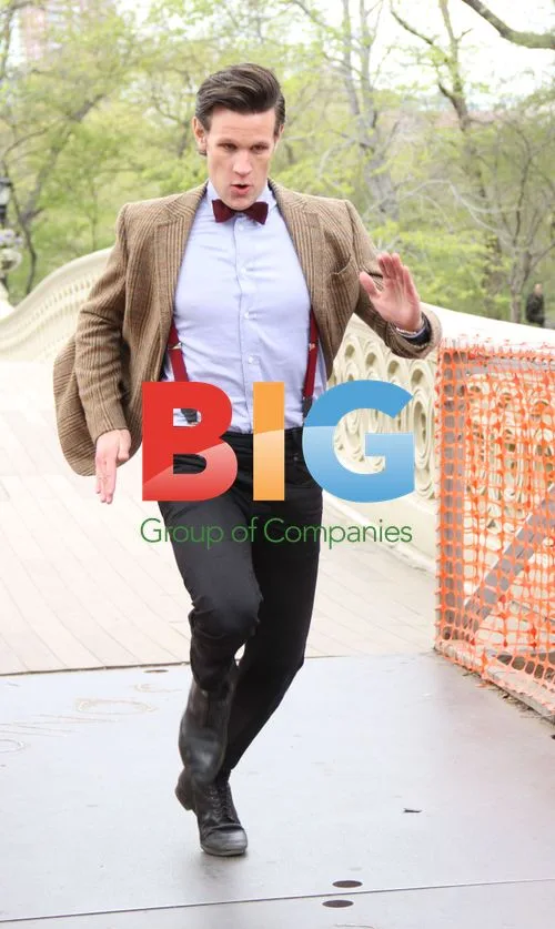 Matt Smith and Karen Gillan Film 'Dr Who' in Central Park