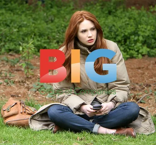 Matt Smith and Karen Gillan filming 'Dr Who' in NYC