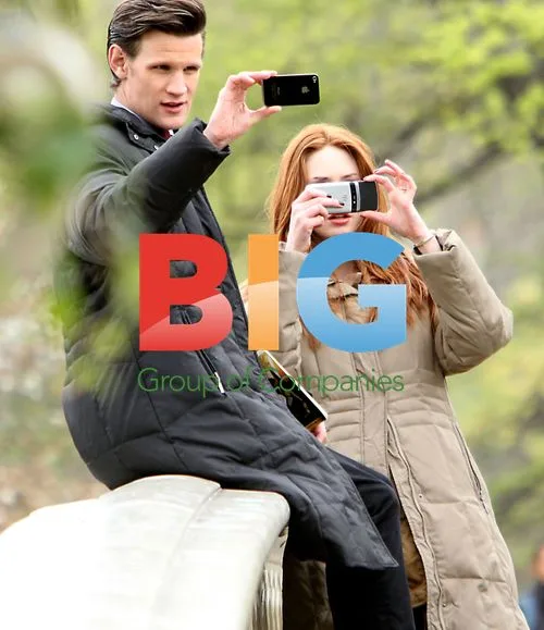 Matt Smith and Karen Gillan film 'Dr Who' in NYC