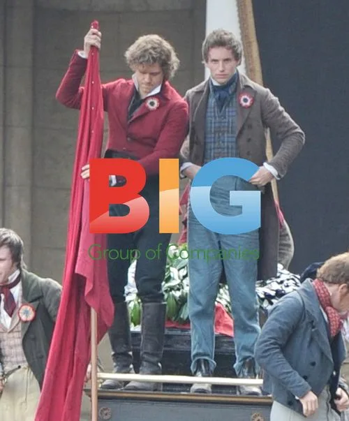 Eddie Redmayne on Les Miserables Film Set