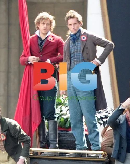 Eddie Redmayne on Les Miserables Set