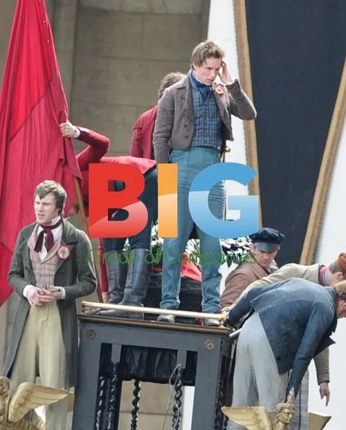 Eddie Redmayne on Les Miserables Set