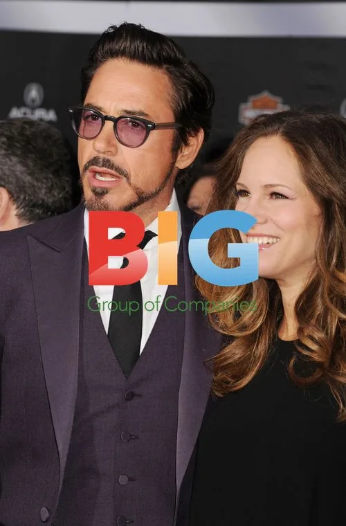 Robert Downey Jr. and Susan Downey at 'Marvel's Avengers' Premiere