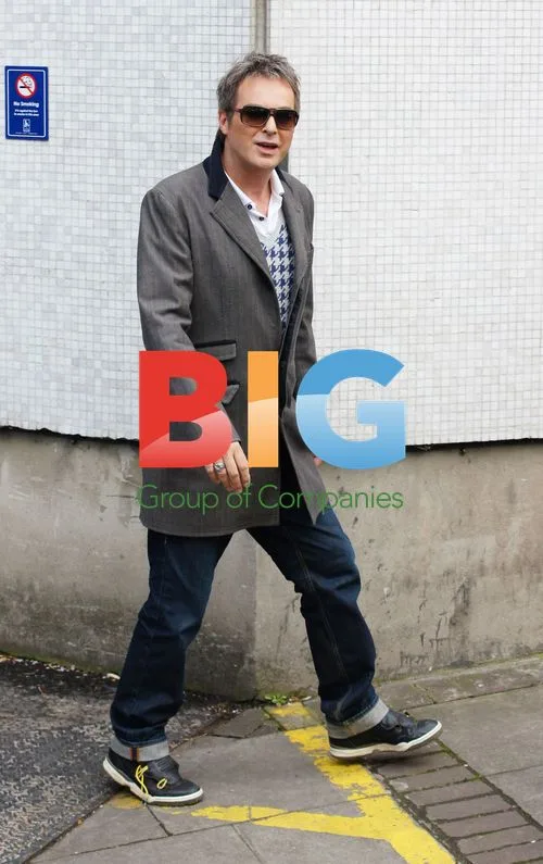 Julian Clary Arrives at ITV Studios