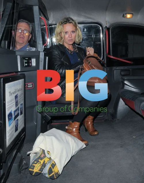 Charlie Brooks Partying in Soho with Matt Berry