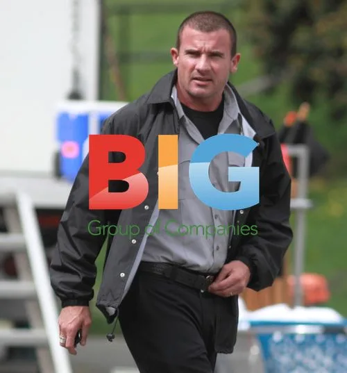 Dominic Purcell on 'The Killing' set