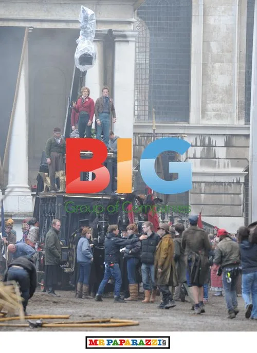 Eddie Redmayne on Les Miserables Set