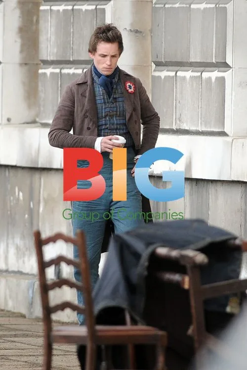 Eddie Redmayne on Les Miserables Set
