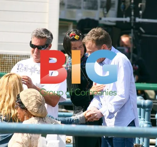 Maria Bello and Kiefer Sutherland on TOUCH set