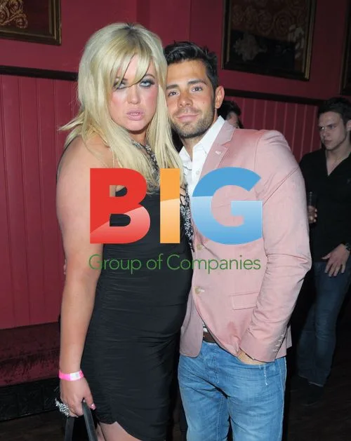 Gemma Collins and Charlie King at Harry Derbidge's 18th