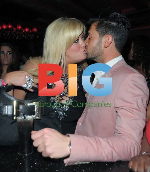 Gemma Collins and Charlie King at Harry Derbidge's 18th