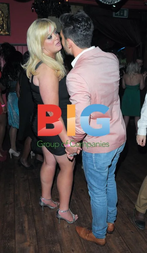 Gemma Collins and Charlie King at Harry Derbidge\'s 18th
