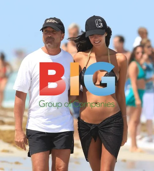 Billionaire Lagardere with pregnant model girlfriend Jade Foret