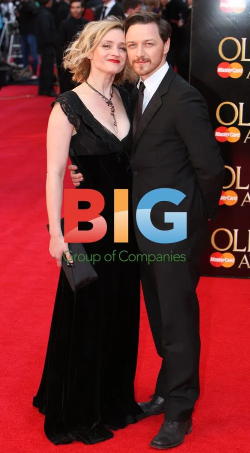 Anne Marie Duff; James McAvoy at Olivier Awards 2012