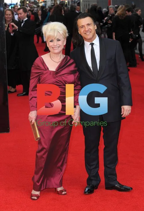 Barbara Windsor and Scott Mitchell at Olivier Awards 2012